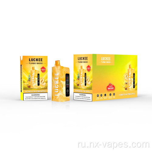 Luckee Turbo 18000Puffs сенсорный экран